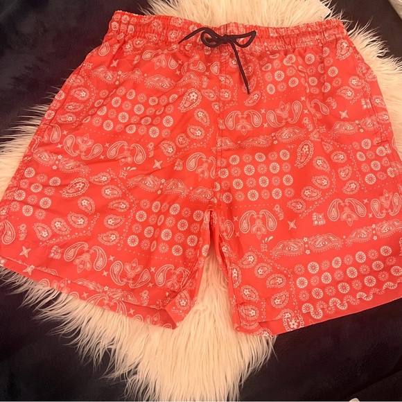 Trunks Surf & Swim Co. Men’s Swim Trunks Shorts Palm Printed Men’s Size M NWOT - Picture 2 of 12